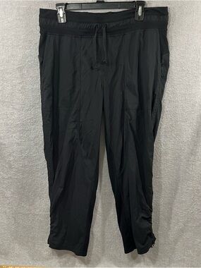 Lululemon Dance Studio Mid Rise Cropped Pants Womens 12 LW6CDQS Joggers Black